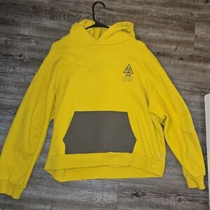 Vans Yellow Hoodie with Gray Pocket